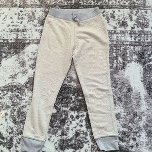 Gap kids girls silver sparkle sweatpants, size 8
